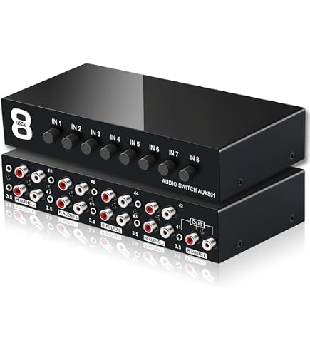 Amazon.com: RCA 1 in 8 Out AV Audio Video Splitter Amplifier for